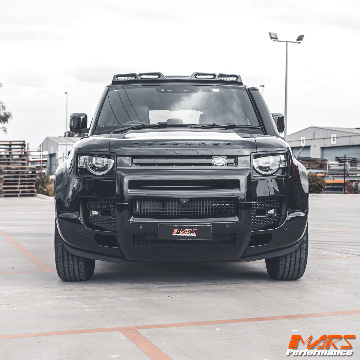 Gloss Black Front Bumper Grill Guard Bull Bar A Frame Protection for Land Rover Defender L663 90 110 130 2020-2024