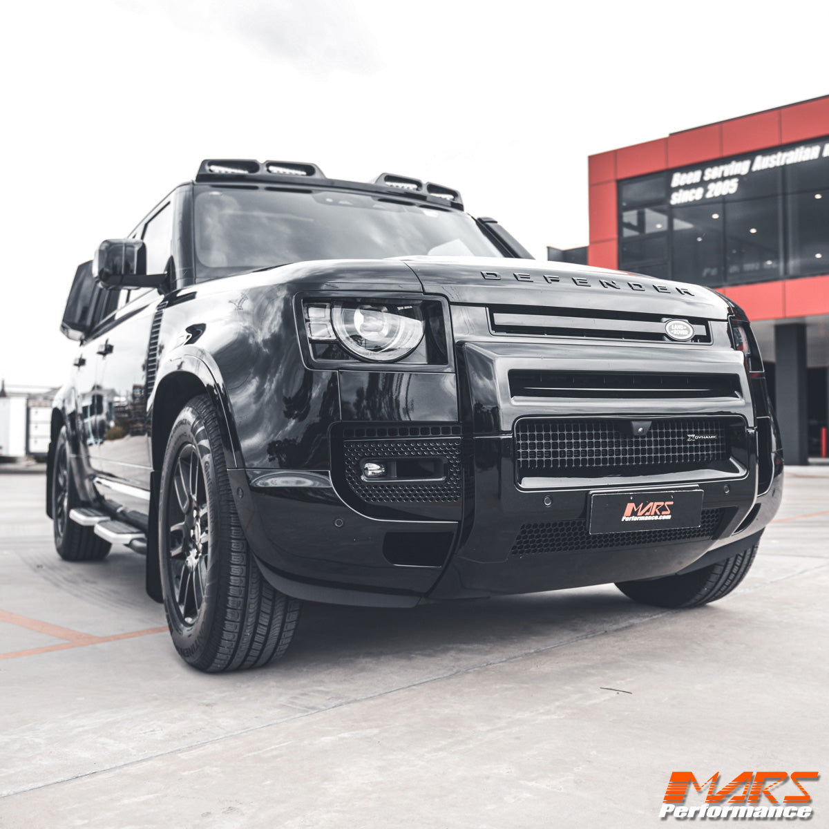 Gloss Black Front Bumper Grill Guard Bull Bar A Frame Protection for Land Rover Defender L663 90 110 130 2020-2024