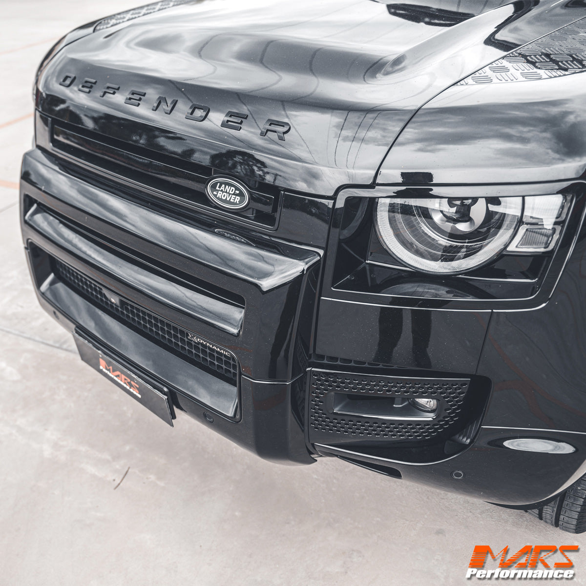 Gloss Black Front Bumper Grill Guard Bull Bar A Frame Protection for Land Rover Defender L663 90 110 130 2020-2024