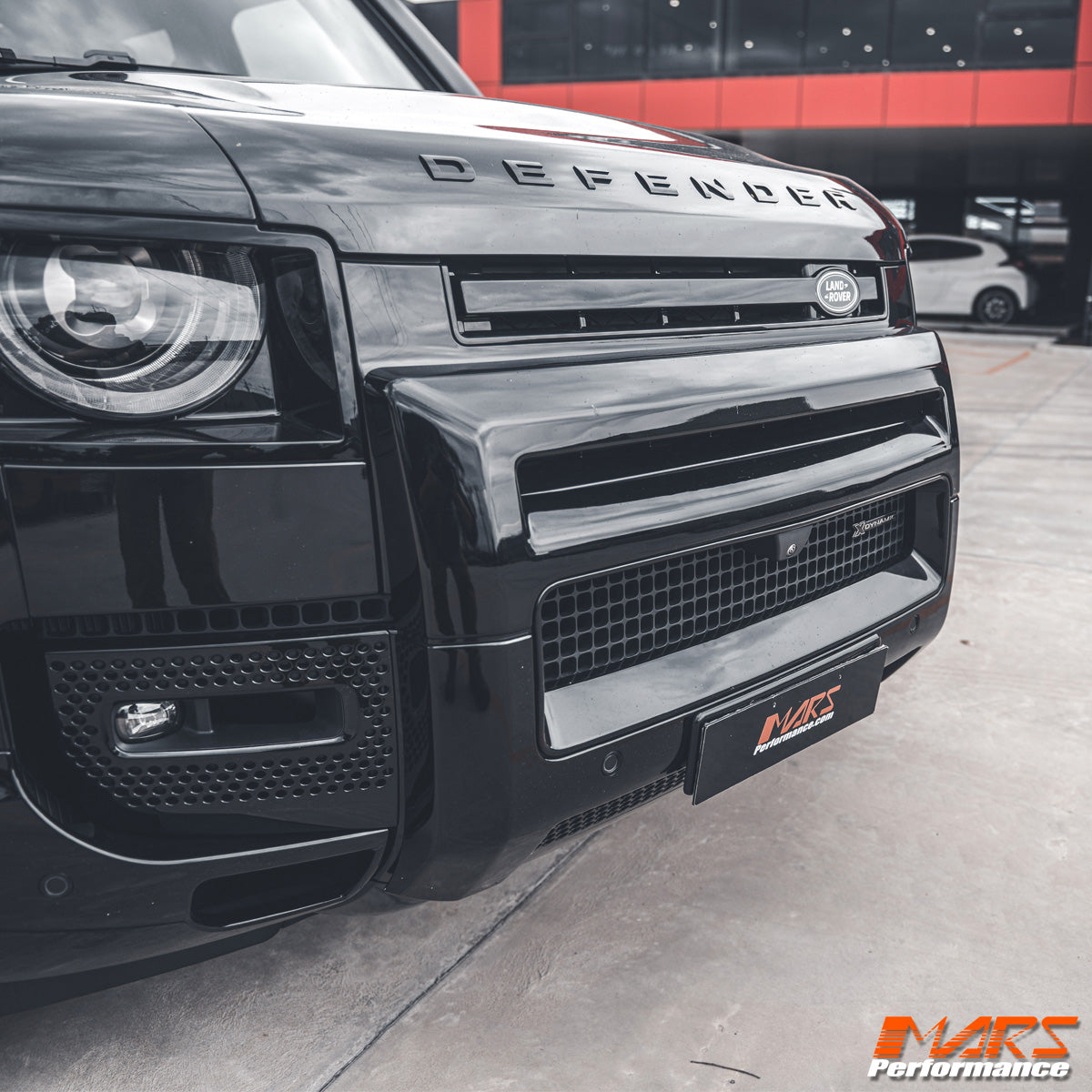Gloss Black Front Bumper Grill Guard Bull Bar A Frame Protection for Land Rover Defender L663 90 110 130 2020-2024