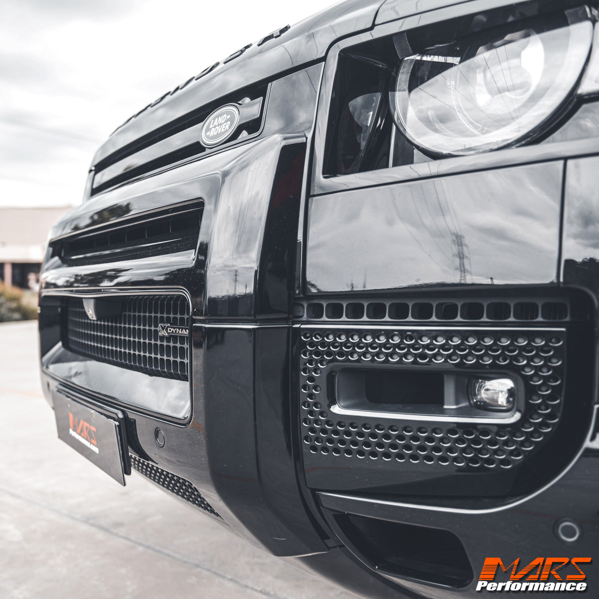 Gloss Black Front Bumper Grill Guard Bull Bar A Frame Protection for Land Rover Defender L663 90 110 130 2020-2024