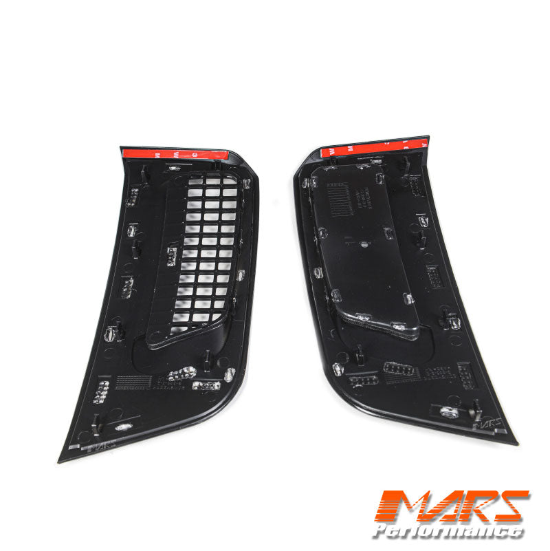 Gloss Black Replacement Side Fender Guards Vents Cover for Land Rover Defender L663 90 110 130 2020-2024