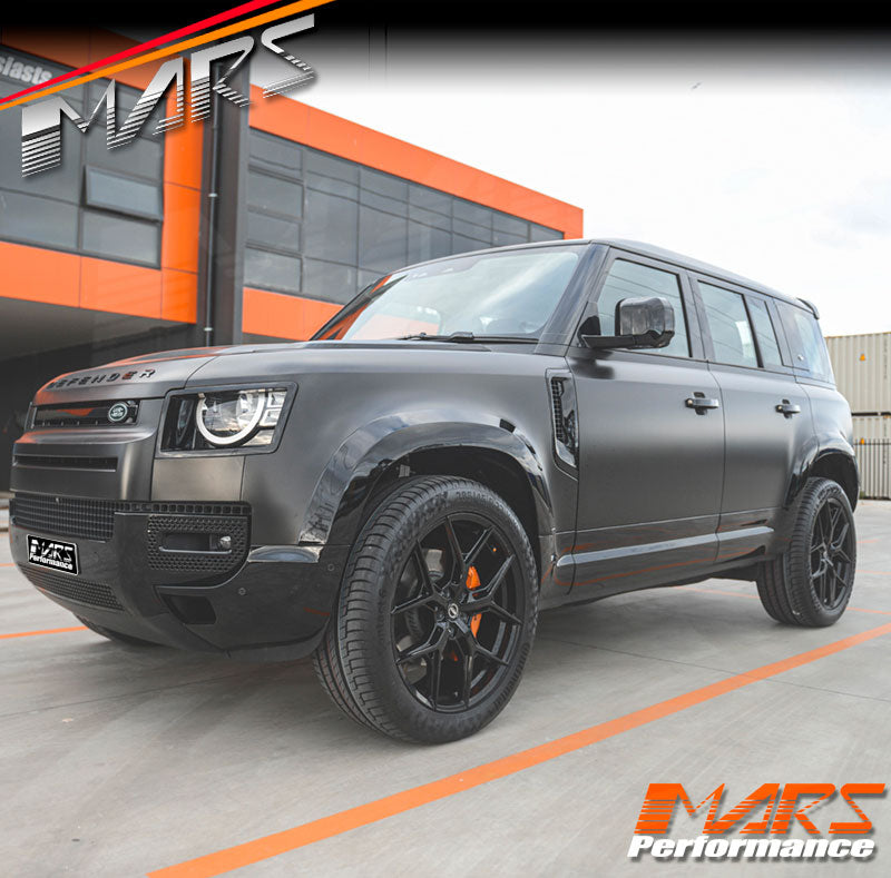 Gloss Black Replacement Side Fender Guards Vents Cover for Land Rover Defender L663 90 110 130 2020-2024