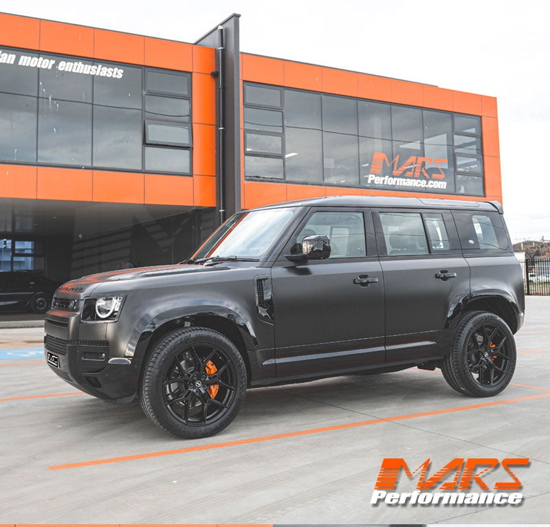 Gloss Black Replacement Side Fender Guards Vents Cover for Land Rover Defender L663 90 110 130 2020-2024