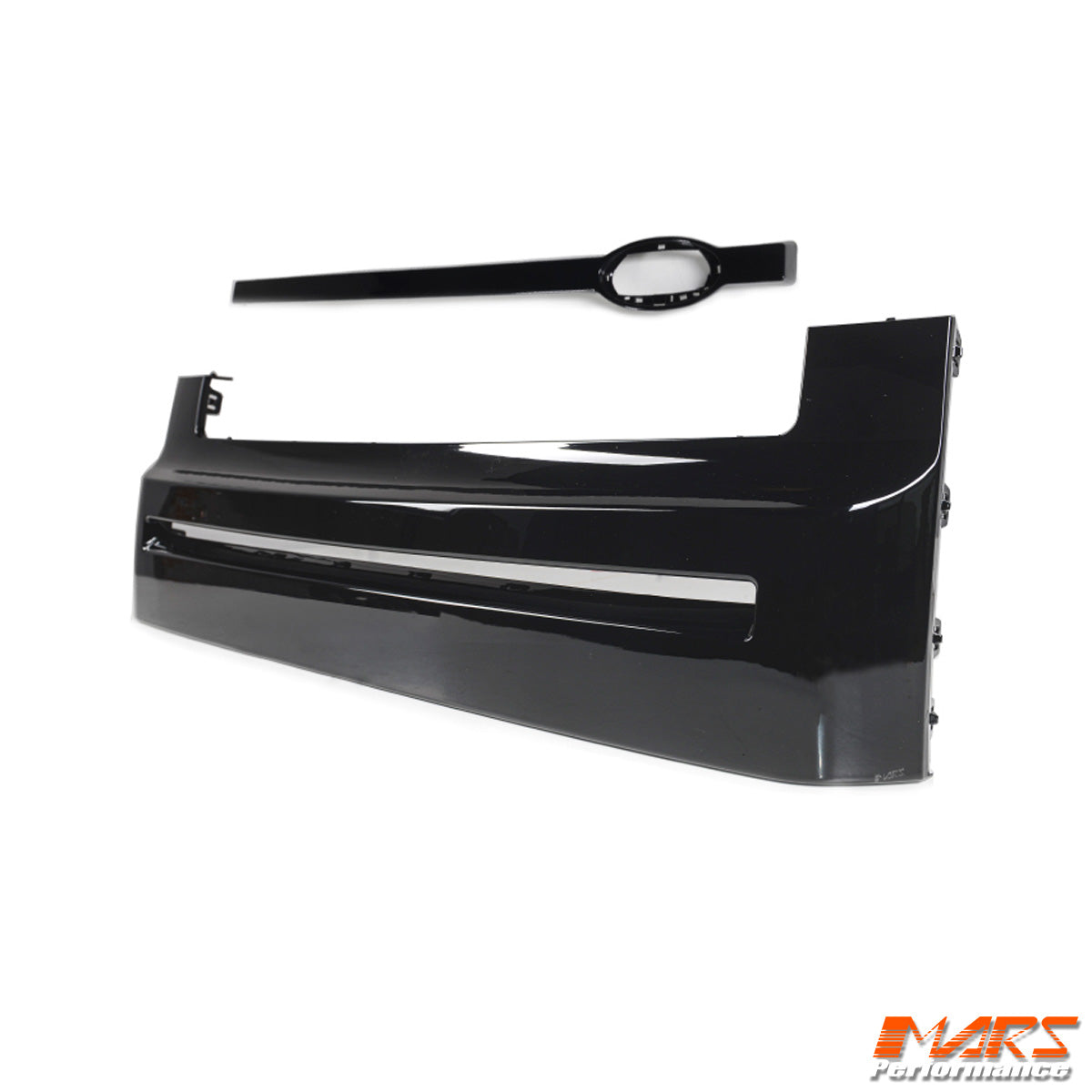 Gloss Black Upper Bumper Replacement Grill Cover Trim Bodykits for Land Rover Defender L663 90 110 130 2020-2024