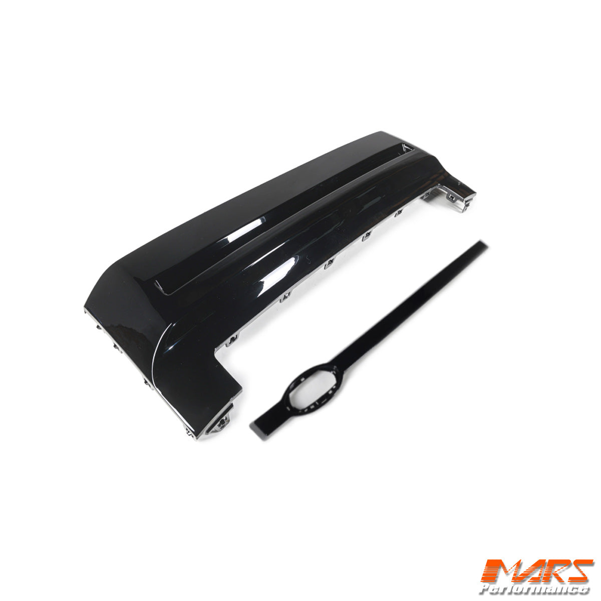 Gloss Black Upper Bumper Replacement Grill Cover Trim Bodykits for Land Rover Defender L663 90 110 130 2020-2024