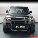 Gloss Black Upper Bumper Replacement Grill Cover Trim Bodykits for Land Rover Defender L663 90 110 130 2020-2024