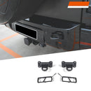 Black rear reinforcement Mounted Tow bar hook for Land Rover Defender L663 90 110 130 2020-2024