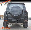 Black rear reinforcement Mounted Tow bar hook for Land Rover Defender L663 90 110 130 2020-2024