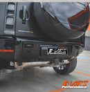 Black rear reinforcement Mounted Tow bar hook for Land Rover Defender L663 90 110 130 2020-2024