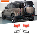 Red rear reinforcement Mounted Tow bar hook for Land Rover Defender L663 90 110 130 2020-2024