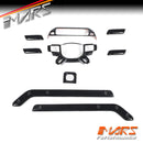 Gloss Black Replacement Interior Trim Covers for Land Rover Defender L663 90 110 130 2020-2024