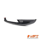 Gloss Black Front Bumper bar lip spoiler & Splitters for Land Rover Defender L663 90 110 130 2020-2024