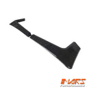 Gloss Black Front Bumper bar lip spoiler & Splitters for Land Rover Defender L663 90 110 130 2020-2024