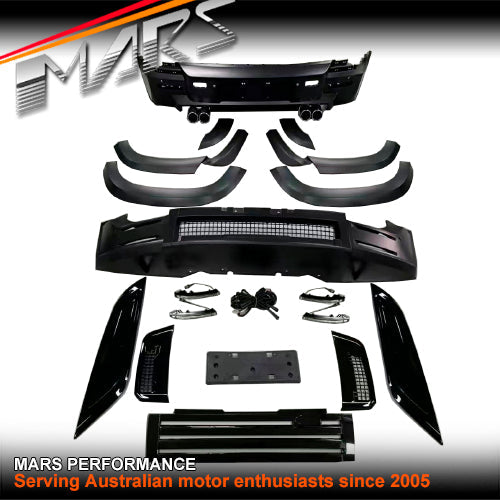 Full Bodykit Lummar Style Front & Rear bumper & Grill & Vents for Land Rover Defender L663 2020-2024