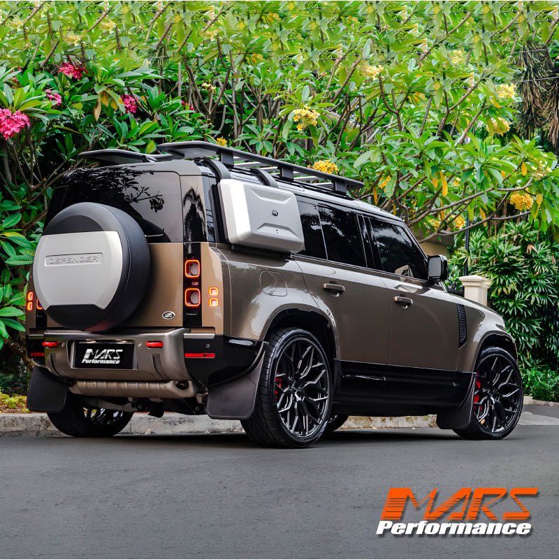 Large Size Complete front and rear Mud Splash Guard Flaps for Land Rover Defender L663 90 110 130 2020-2024
