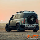 Large Size Complete front and rear Mud Splash Guard Flaps for Land Rover Defender L663 90 110 130 2020-2024