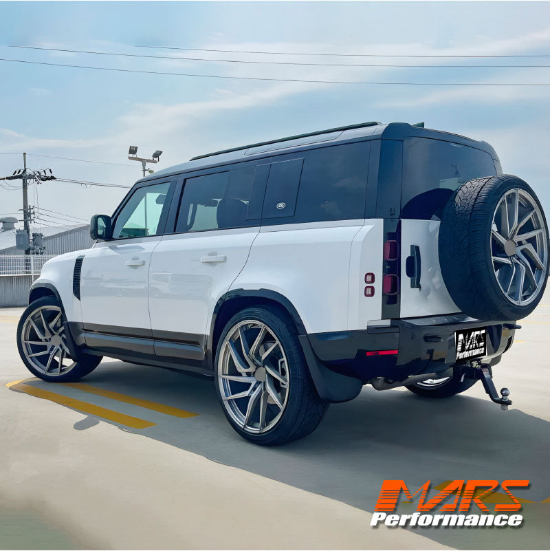 Standard Size Complete front and rear Mud Splash Guard Flaps for Land Rover Defender L663 90 110 130 2020-2024