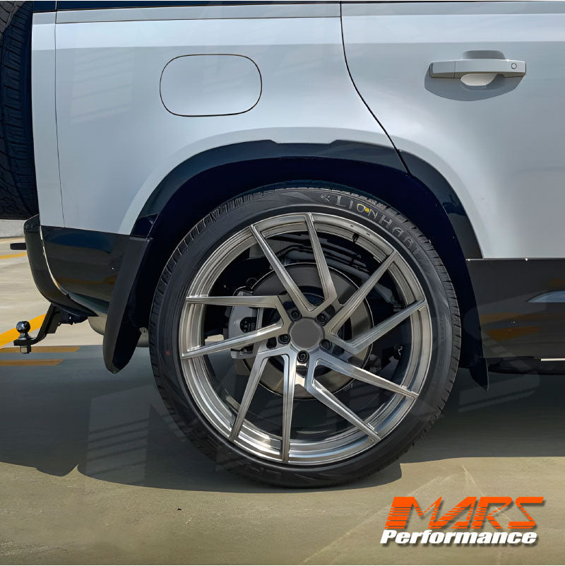 Standard Size Complete front and rear Mud Splash Guard Flaps for Land Rover Defender L663 90 110 130 2020-2024