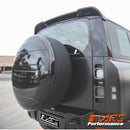 Gloss Black Rear Spare Wheel Tyre Cover Protector Bodykit for Land Rover Defender L663 2020-2025
