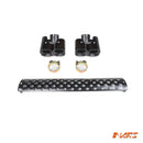 Black Rear Bumper Twin Exhaust Muffler Tips & Garnish Bodykit for Land Rover Defender L663 90 110 130 2020-2025