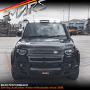 Gloss Black Urban Style High Power LED DRL Roof Lights for Land Rover Defender L663 90 110 2020-2024