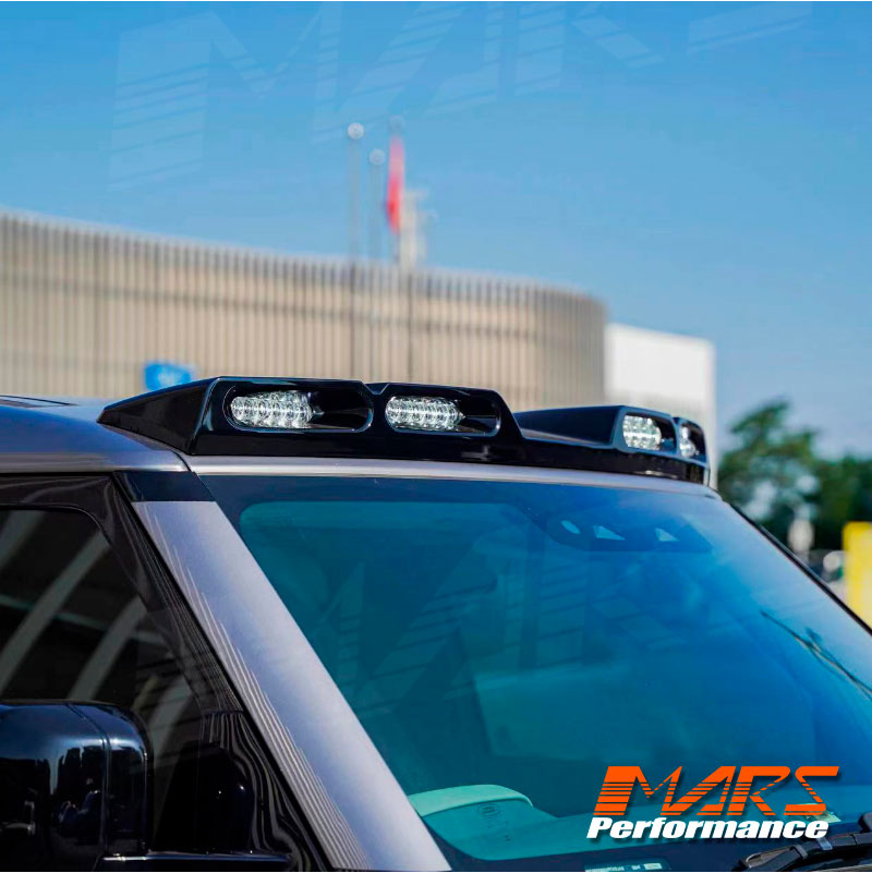Gloss Black Urban Style High Power LED DRL Roof Lights for Land Rover Defender L663 90 110 2020-2024