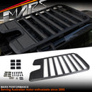 Matt Black Roof Expedition Rack kit for Land Rover Defender L663 110 2020-2024