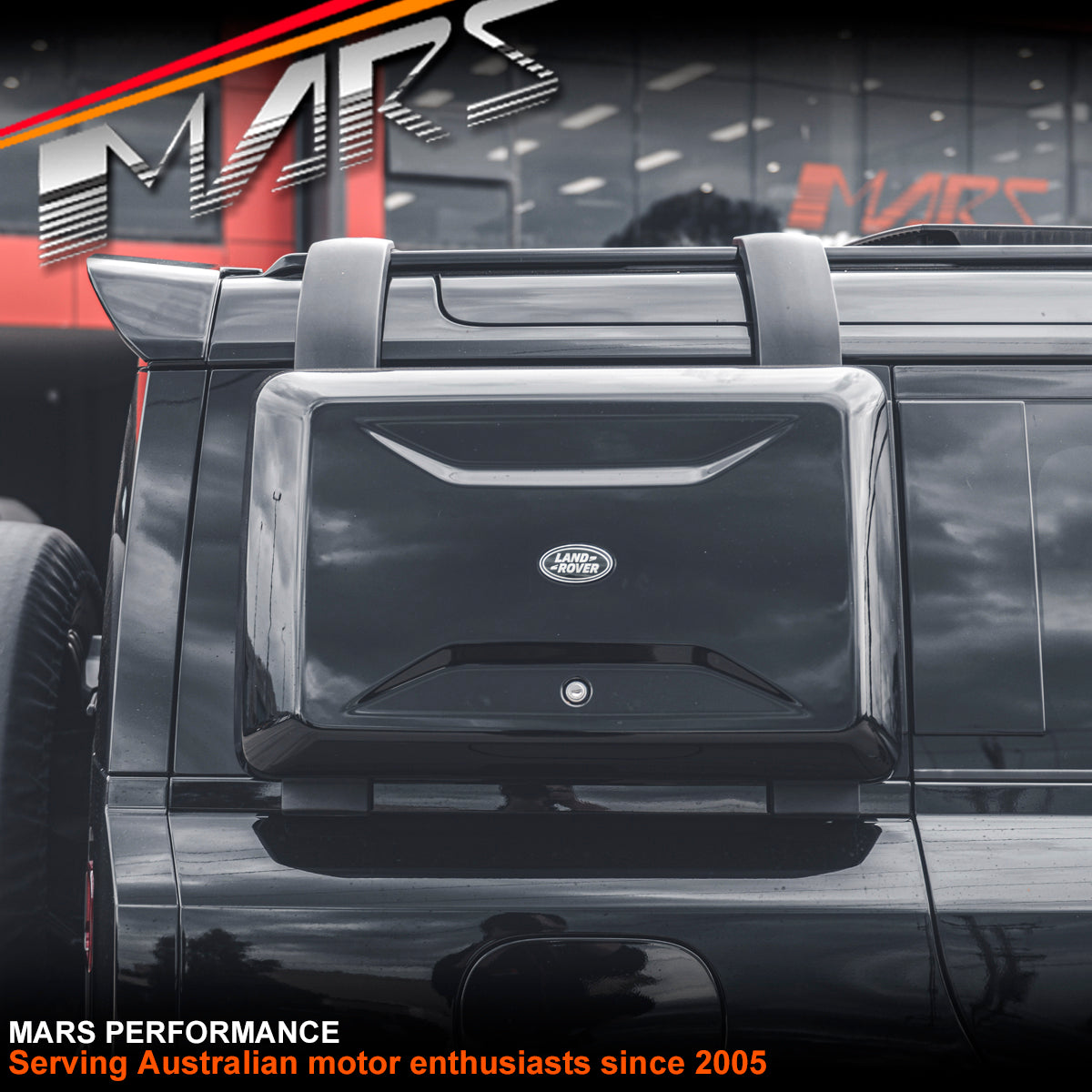 Black Side mount Storage Box Window Storage for Land Rover Defender L6