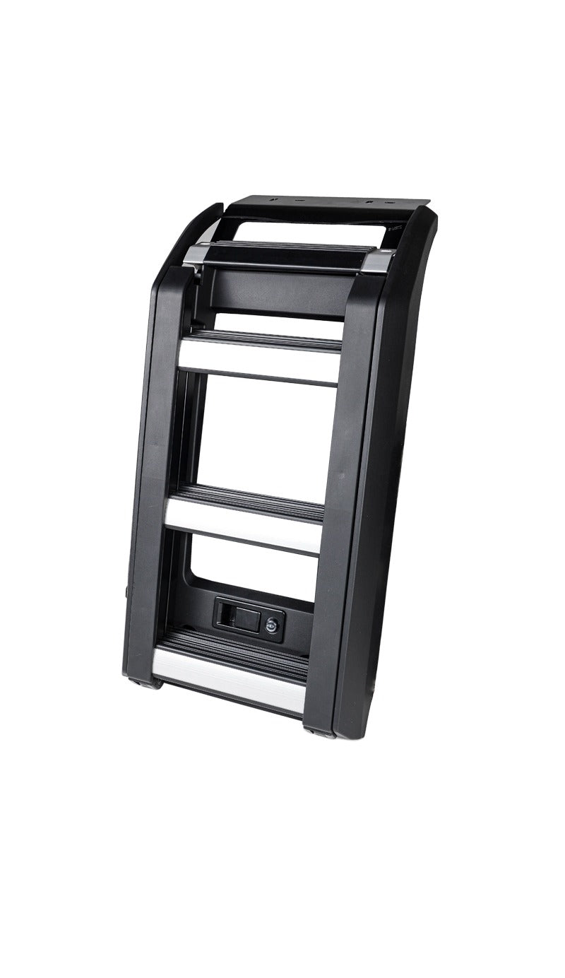 Side Folding Deployable Telescopic Ladder Step for Land Rover Defender