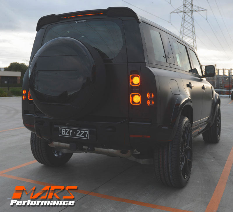 Smoked Full LED Tail lights for Land Rover Defender L663 90 110 130 2020-2024