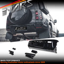 Gloss Black Rear Bumper Bar & Tow Cover Trim for Land Rover Defender L663 90 110 130 2020-2024