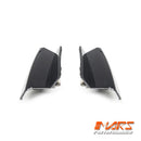 Gloss Black Rear Bumper Bar & Tow Cover Trim for Land Rover Defender L663 90 110 130 2020-2024