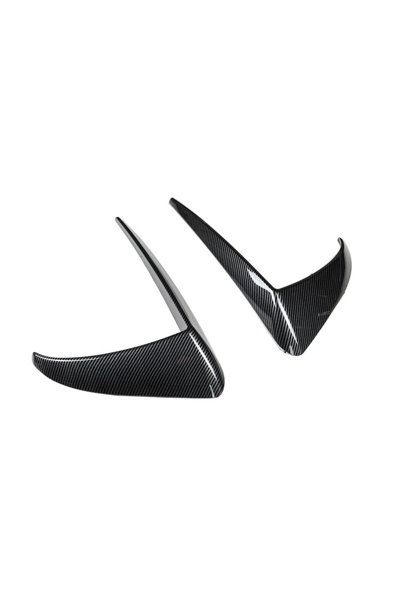 Carbon Print Aero DYNAMIC Bumper Splitters Lip Spoiler & Diffuser BodyKit for Tesla Model 3 2019-2023