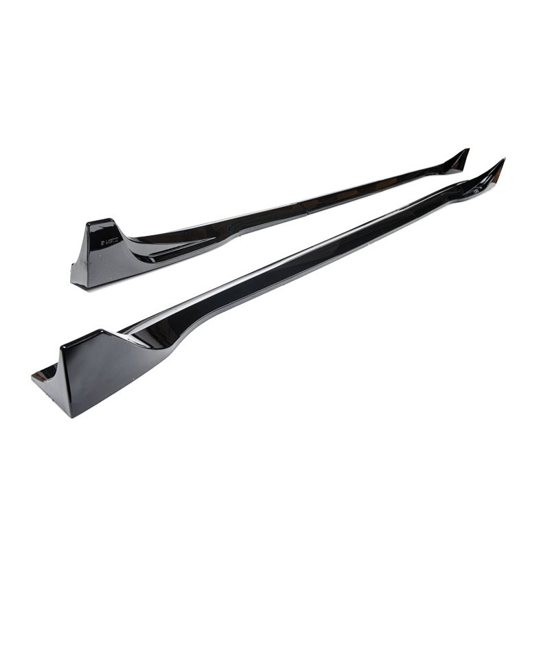 Gloss Black Aero DYNAMIC Bumper Splitters Lip Spoiler & Diffuser BodyKit for Tesla Model 3 2019-2023
