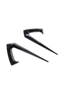 Gloss Black Aero DYNAMIC Bumper Splitters Lip Spoiler & Diffuser BodyKit for Tesla Model 3 2019-2023