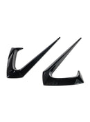 Gloss Black Aero DYNAMIC Bumper Splitters Lip Spoiler & Diffuser BodyKit for Tesla Model 3 2019-2023