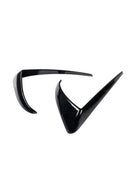 Gloss Black Aero DYNAMIC Bumper Splitters Lip Spoiler & Diffuser BodyKit for Tesla Model 3 2019-2023