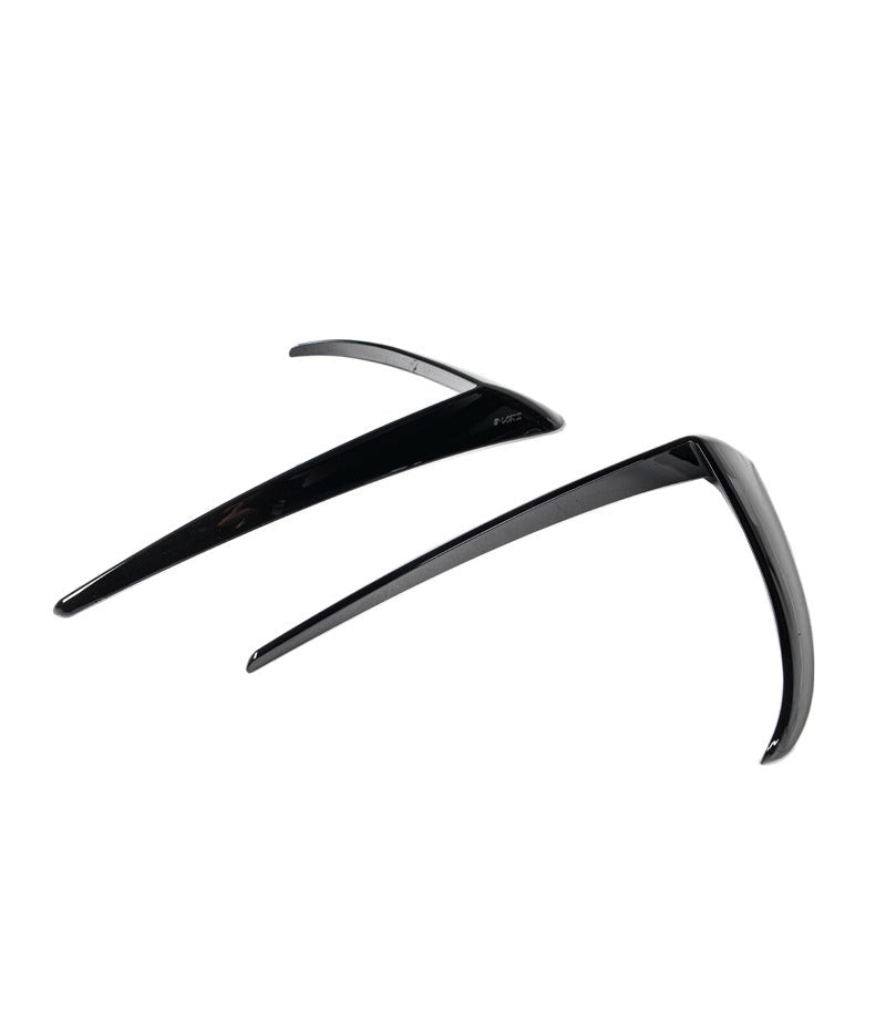 Gloss Black Aero DYNAMIC Bumper Splitters Lip Spoiler & Diffuser BodyKit for Tesla Model 3 2019-2023