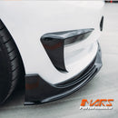 Gloss Black Aero DYNAMIC Bumper Splitters Lip Spoiler & Diffuser BodyKit for Tesla Model 3 2019-2023