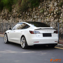 Revozport Style Carbon Fibre Rear trunk boot lip Spoiler Wing for Tesla Model 3 2019-2023