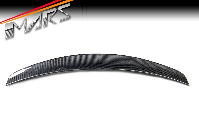 Blade Carbon Fibre Rear trunk boot lip Spoiler Wing for Tesla Model 3 2019-2023