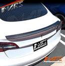Blade Carbon Fibre Rear trunk boot lip Spoiler Wing for Tesla Model 3 2019-2023