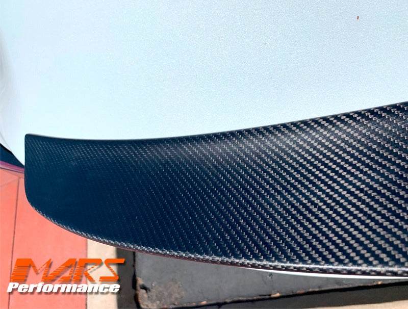 Blade Carbon Fibre Rear trunk boot lip Spoiler Wing for Tesla Model 3 2019-2023