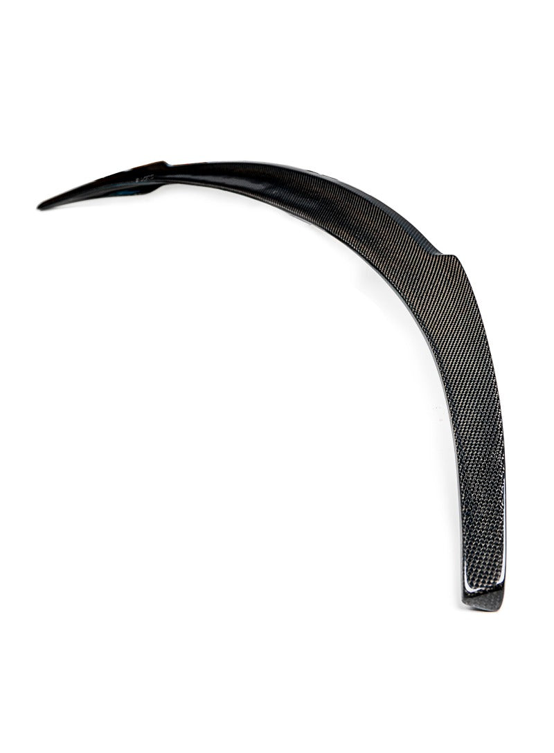 Revozport Style Carbon Fibre Rear trunk boot lip Spoiler Wing for Tesla Model 3 2019-2023