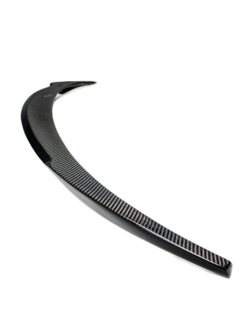 Revozport Style Carbon Fibre Rear trunk boot lip Spoiler Wing for Tesla Model 3 2019-2023