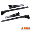 Gloss Black Aero DYNAMIC Bumper Splitters Lip Spoiler & Diffuser BodyKit for Tesla Model Y