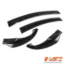 Gloss Black Aero DYNAMIC Bumper Splitters Lip Spoiler & Diffuser BodyKit for Tesla Model Y