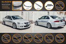 Honda Accord Euro PRE-FACELIFT CL7/CL9 Full Lip Splitter Set