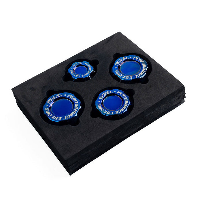 SUYA Car Supplies - Engine Bay - Oil Caps (Titanium) for Subaru BRZ / Levorg / WRX & Other Models